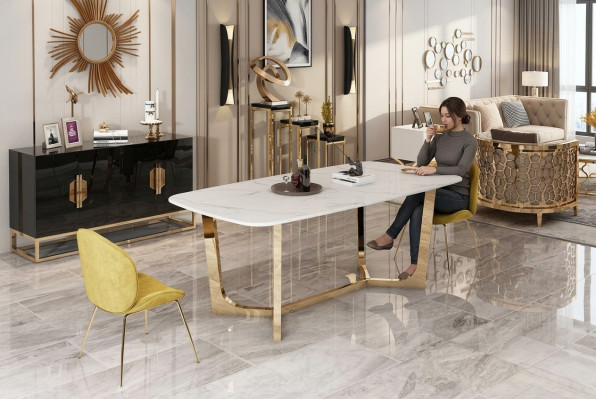 Italian style furniture dining table wooden furniture dining room 180x90cm dining tables