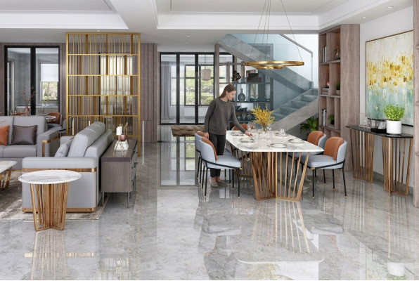 Dining room living room stainless steel design tables 180x90cm luxury furniture dining table table