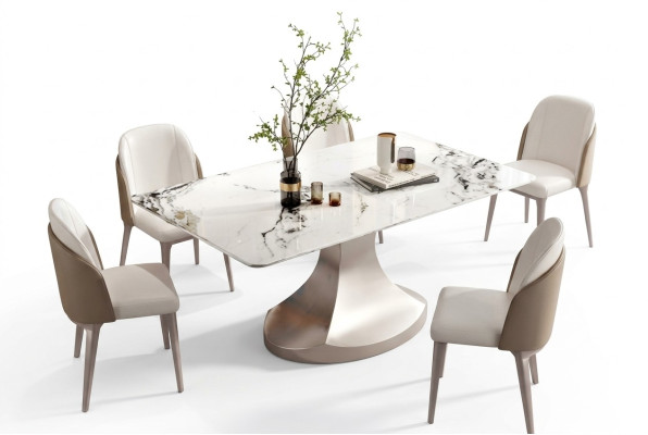 Dining room columns tables Italian furniture dining table restaurant table luxury new