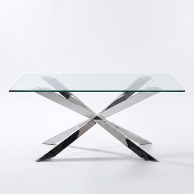 Luxury Table Design Dining Room 180x90cm Dining Tables Glass Furniture Design Tables New