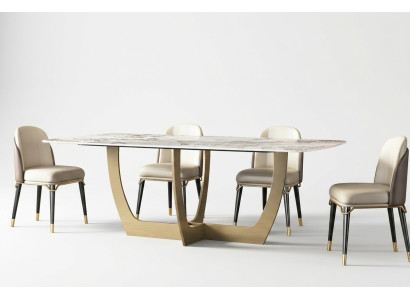 Luxury Furniture Metal Tables 180x90cm Living Room Hotel Dining Room Table Designer New