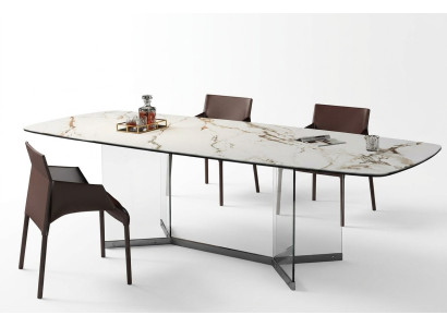 Dining room living room design luxury modern tables stainless steel legs marble imitation new