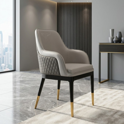 Luxurious chair in gray wood modern style for your dining room
