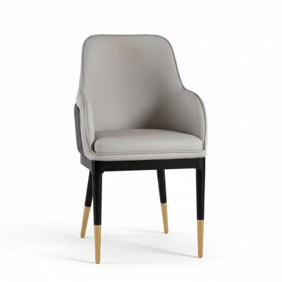 Luxurious chair in gray wood modern style for your dining room