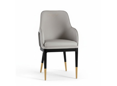Luxurious chair in gray wood modern style for your dining room
