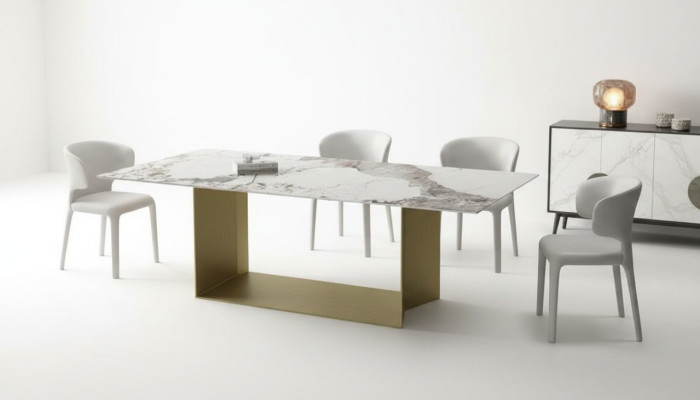 Modern dining room living room kitchen tables 180x90 dining table design table stainless steel