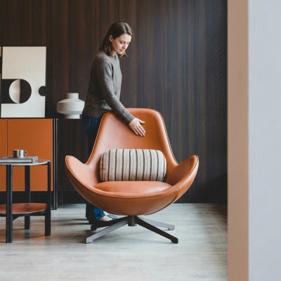 Designer Furniture Relax Club New Armchair Single-Seater Throne Italian Style
