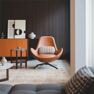 Designer Furniture Relax Club New Armchair Single-Seater Throne Italian Style