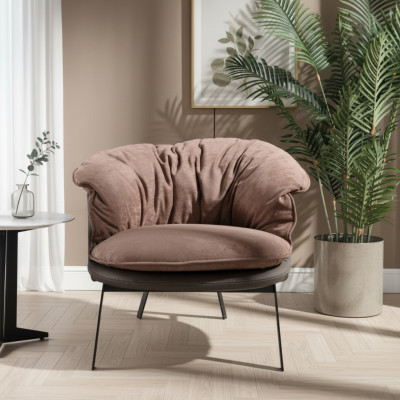 Armchair Single Seater Royal Chair Throne Upholstered Lounge Chairs Sofa Hotel