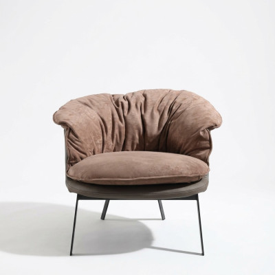 Armchair Single Seater Royal Chair Throne Upholstered Lounge Chairs Sofa Hotel