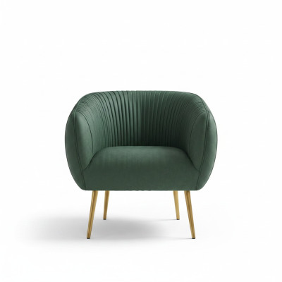 Luxury living room new relax chair metal design upholstered lounge club