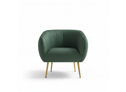 Luxury living room new relax chair metal design upholstered lounge club