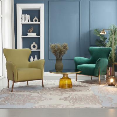 Armchair Design Couch Sofa Relax Textile Lounge Luxury TV Seat
