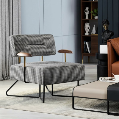 Luxury Seat Relax Armchair Design Couch Sofa Seating Fabric Lounge Club