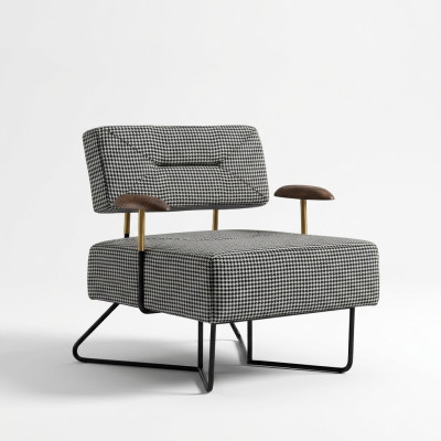 Luxury Seat Relax Armchair Design Couch Sofa Seating Fabric Lounge Club