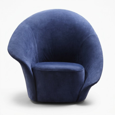 Luxury TV Club Upholstered Seat Armchair Design Couch Sofa Relax Fabric