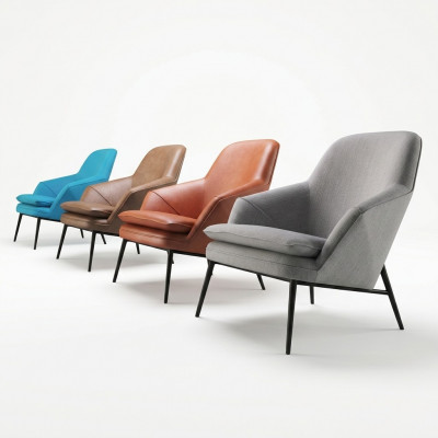 Armchair Design Couch Sofa Relax Textile Lounge Luxury Leather Club Upholstery