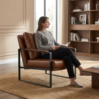 Designer armchair upholstered sofa seater TV living room armchair club