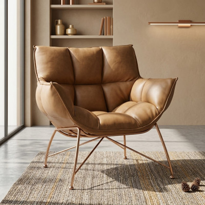 Upholstery Luxury Seat Relax Armchair Design Couch Sofa Seat Leather Lounge