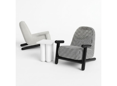 Luxury Design Furniture Modern Design Armchair 63*80cm Textile Living Room