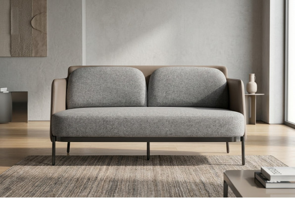 Classic style 2-seater sofa furniture upholstered textile sofas luxury modern