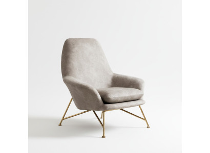 Living room lounge club relax sofa beige design furniture dining room armchair