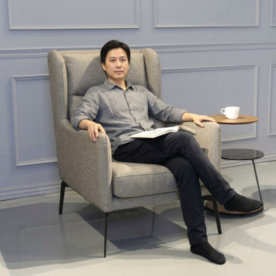 Armchair Chair Upholstery Television Leather Textile Wood Fabric Design Lounge Club Relax