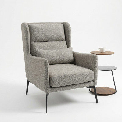 Armchair Chair Upholstery Television Leather Textile Wood Fabric Design Lounge Club Relax