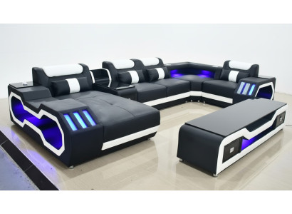 Living Landscape Design Modern Corner Sofa U-Shape Sofa Living Landscape New Upholstered Sofa