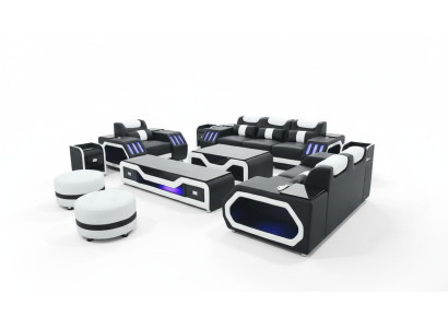 Sofa Set 3+2+1 Seater Coffee Table Set Design Modern 4-piece Modern