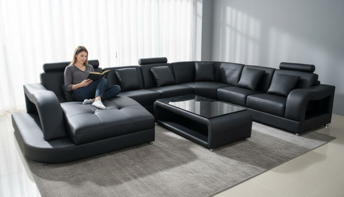 Sofa Couch Upholstery New Living Area Design Corner Sofa Leather Couches Sofas U Shape