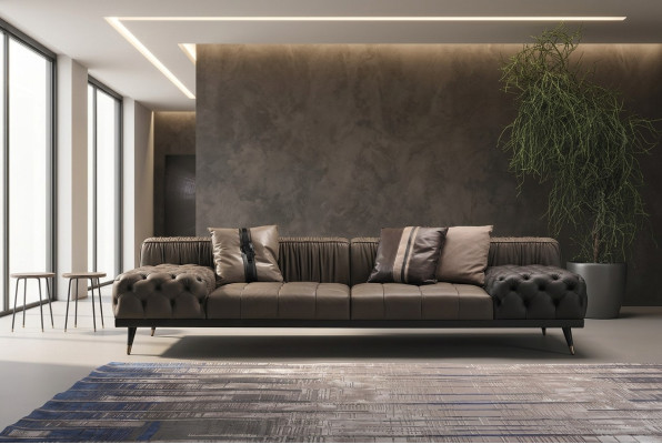 Living Room Couch Upholstery Sofas New Four-Seater New Design Sofa 4-Seater