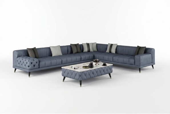 Corner sofa Sofa L-shaped Living room Couch Upholstered Sofas New Design Leather