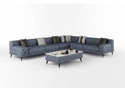 Corner sofa Sofa L-shaped Living room Couch Upholstered Sofas New Design Leather