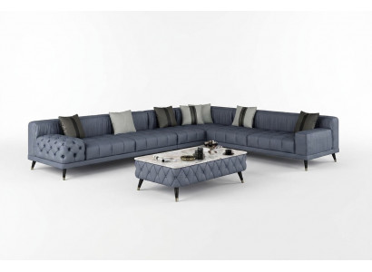 Corner sofa Sofa L-shaped Living room Couch Upholstered Sofas New Design Leather