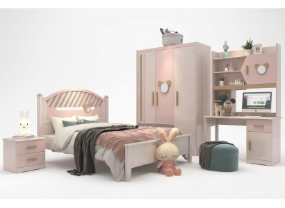 Children's Room Youth Room Bedroom Furniture Complete Set Nightstand New 4-piece