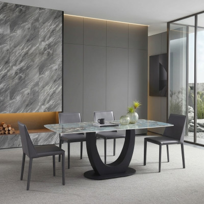 Dining room dining table modern stainless steel living room kitchen tables design table metal