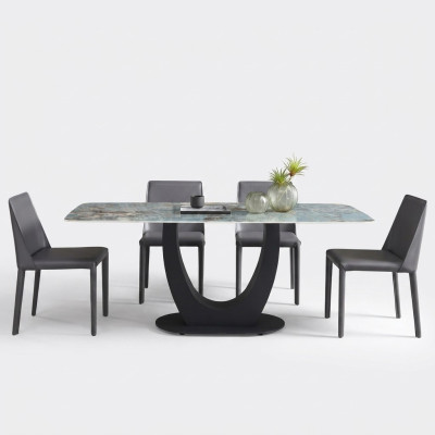Dining room dining table modern stainless steel living room kitchen tables design table metal