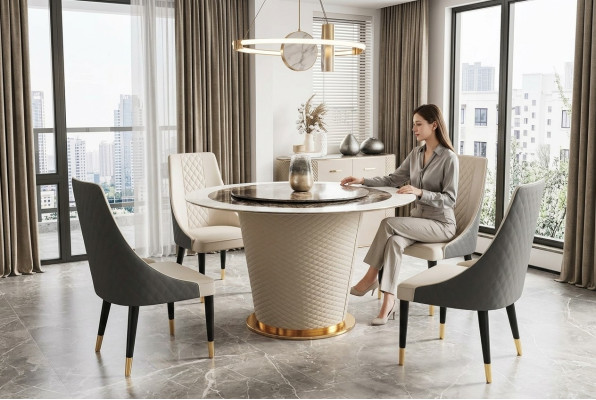 Marble dining table modern dining room living room kitchen tables design table round new