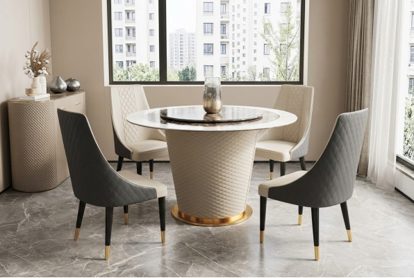 Marble dining table modern dining room living room kitchen tables design table round new