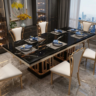 Luxury Modern Marble Style Dining Table Furniture Table Tables Dining Room Design Kitchen