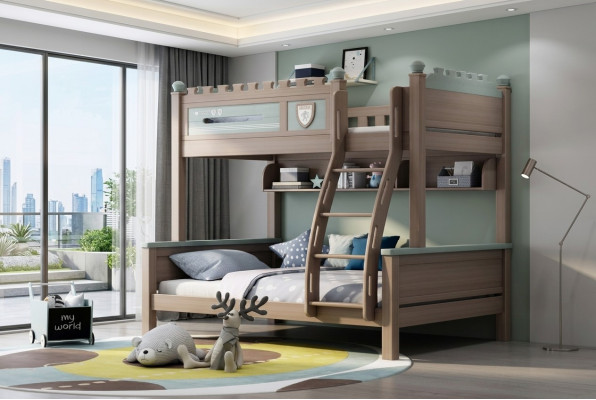 Bunk bed loft bed children's bed loft beds pine wood children's room bed new