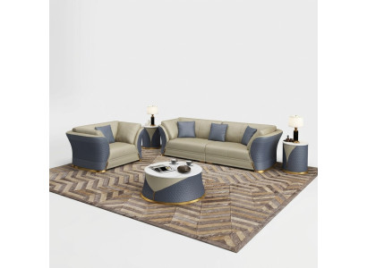 Sofa set 4+1 seater couch upholstery set furniture Italian design sofa