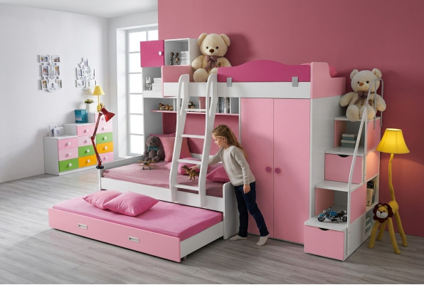 Bunk bed children's bed bus double-decker bed beds children's room bed children's bed