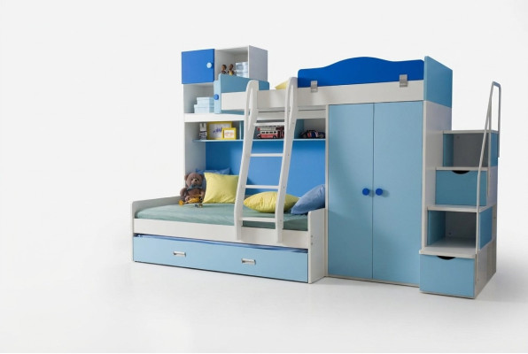 Beds Bunk Bed Real Wood Children & Youth Room New Bunk Bed Levels