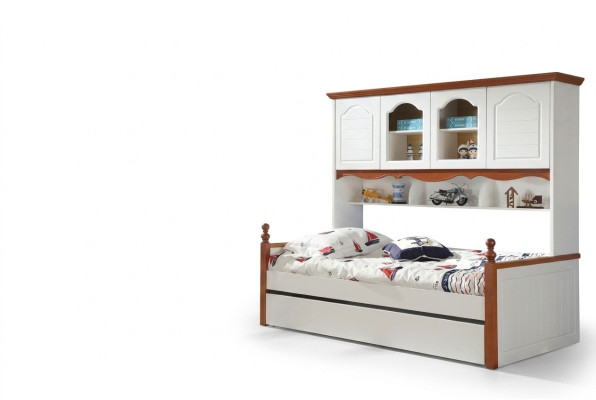 Beds Children's Youth Room Beds Wood Bedroom Living Country House Furniture New