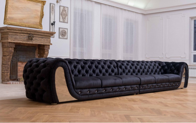 Sofas 6 Seater Textile Big XXL Living Room Fabric New Sofa Couch Upholstery Furniture