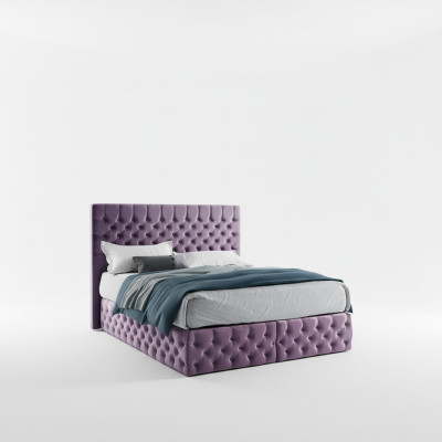 Bedroom bed beds upholstery double marriage hotel luxury leather modern