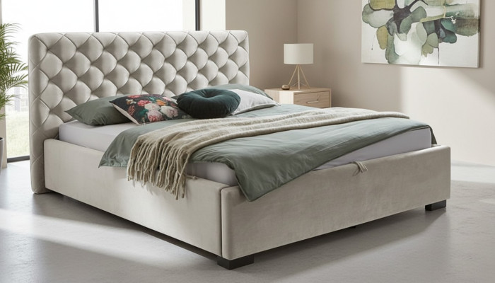 Bedroom Hotel Beds 180x200 Chesterfield New Luxury Bed Double Bed