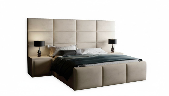Boxspring design bed beds double mattress sleeping room luxury hotel